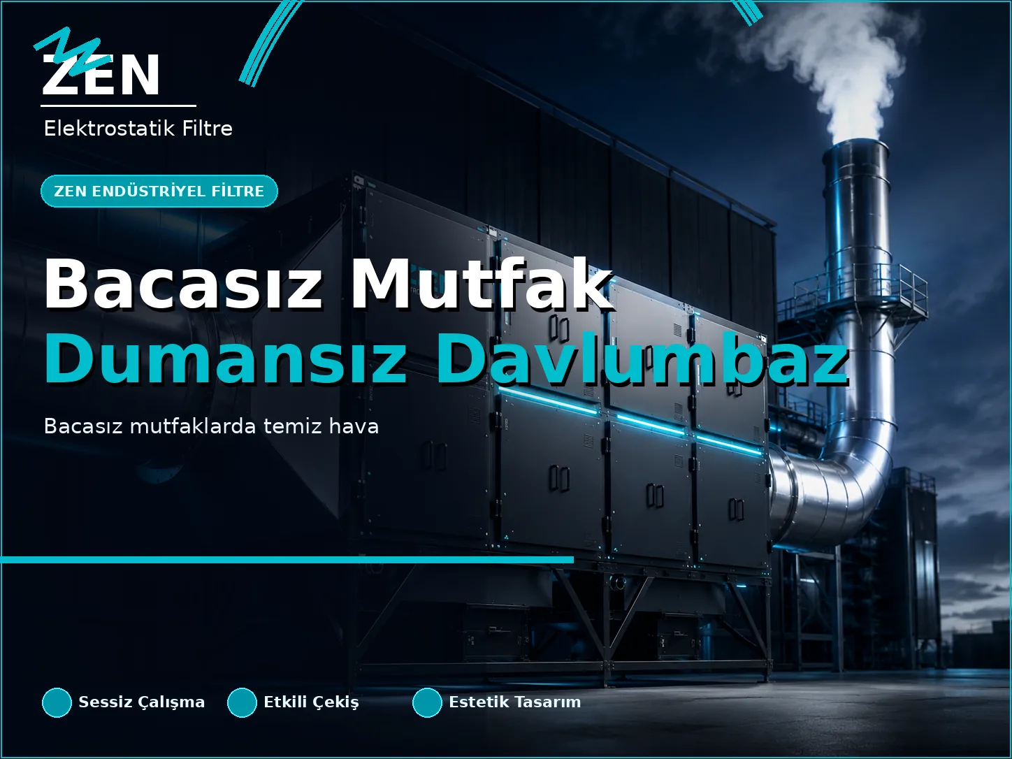 Bacasız Mutfak ve Dumansız Davlumbaz Çözümü Hizmeti