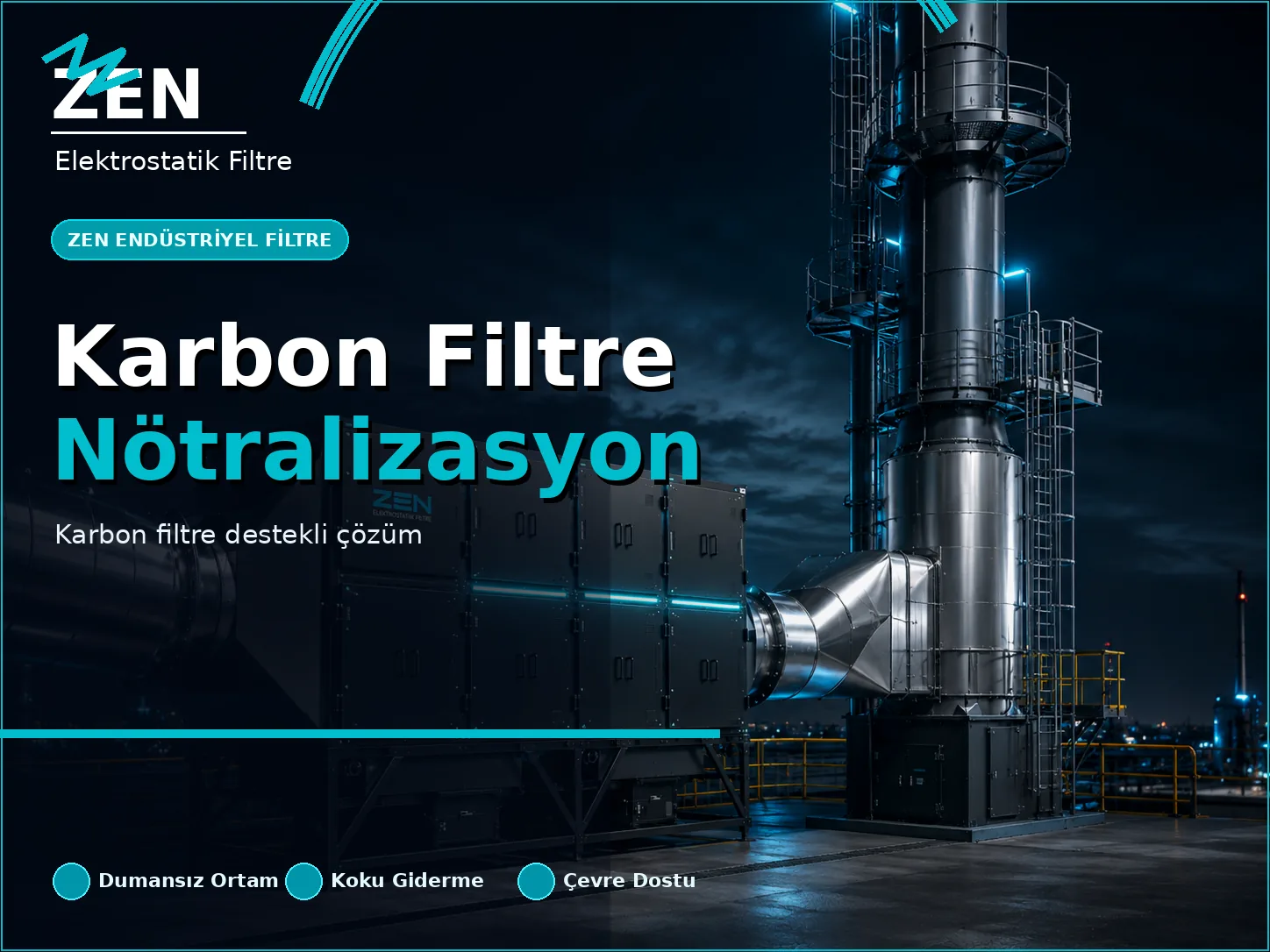 Koku Buhar Nötralizasyon ve Karbon Filtre Çözümü Hizmeti