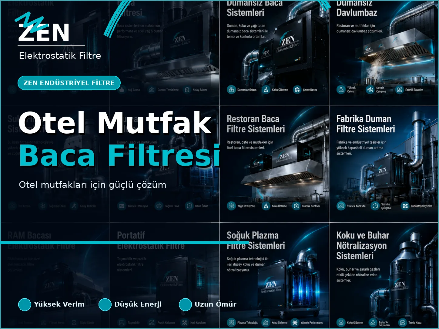 Otel ve Endüstriyel Mutfak Baca Filtresi Hizmeti