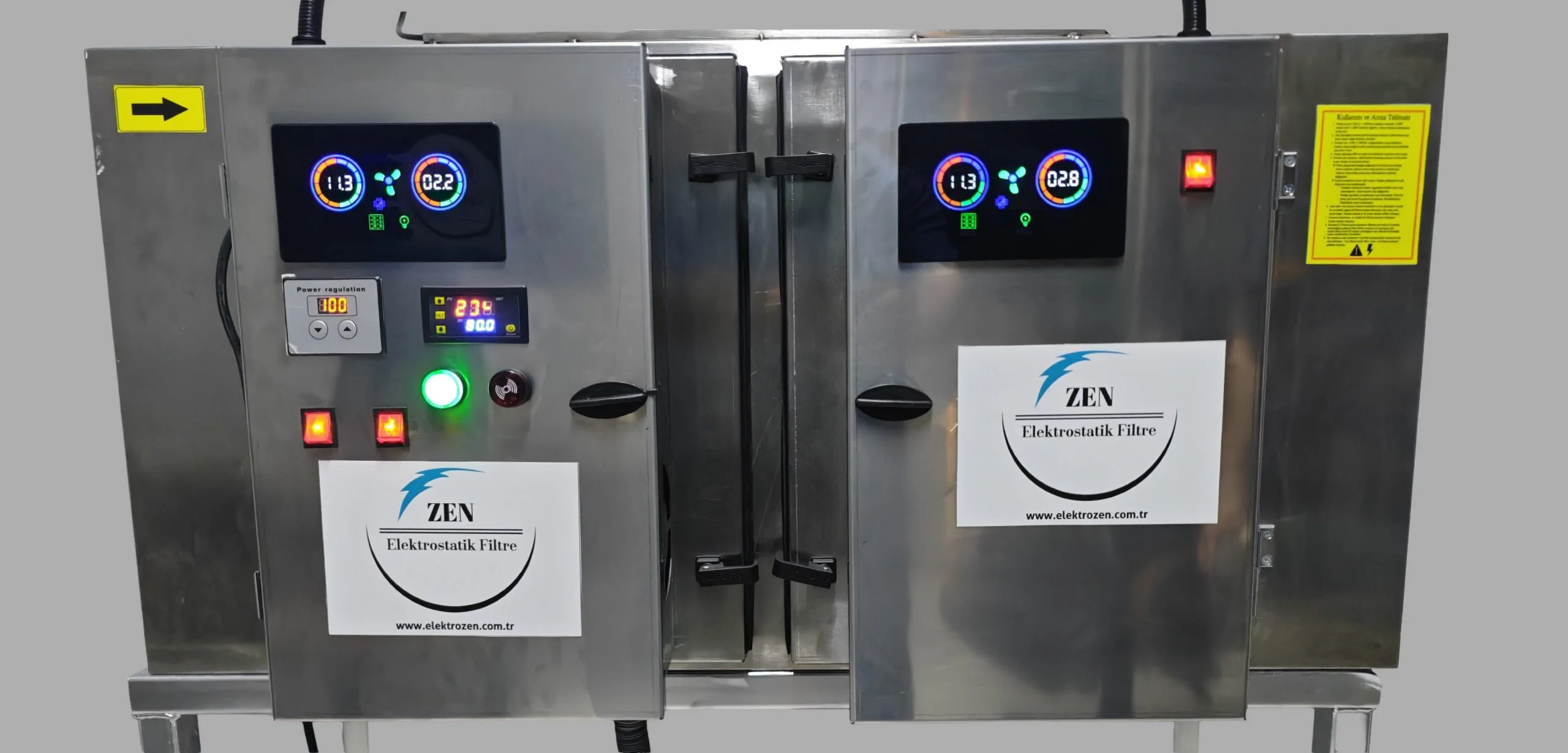 Et Dumanı için Dijital Elektrostatik Filtre