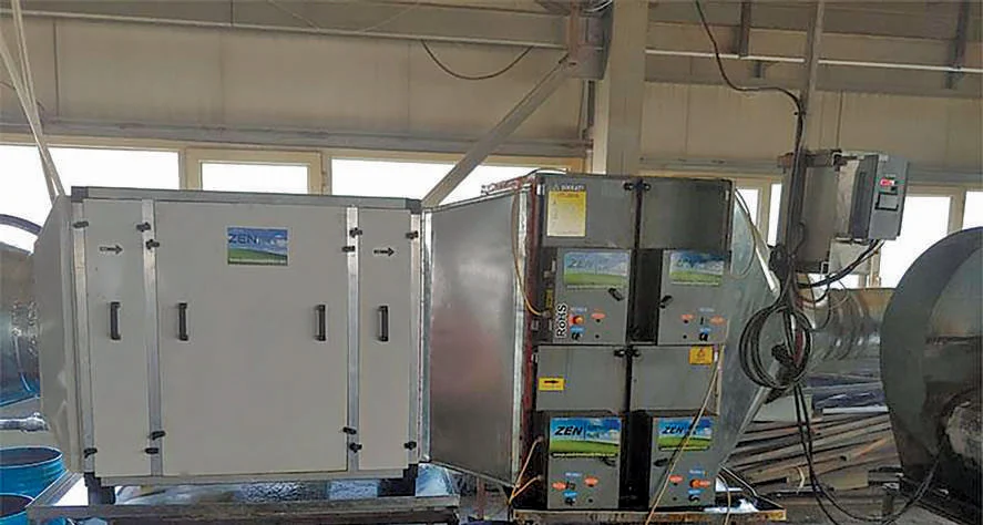 RAM Bacası için Elektrostatik Filtre